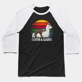 Sloth & LLama Baseball T-Shirt